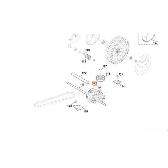 STIHL  Sprężyna naciągowa 6105 708 0800